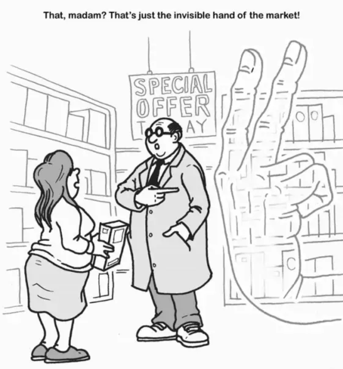 The invisible hand of the market